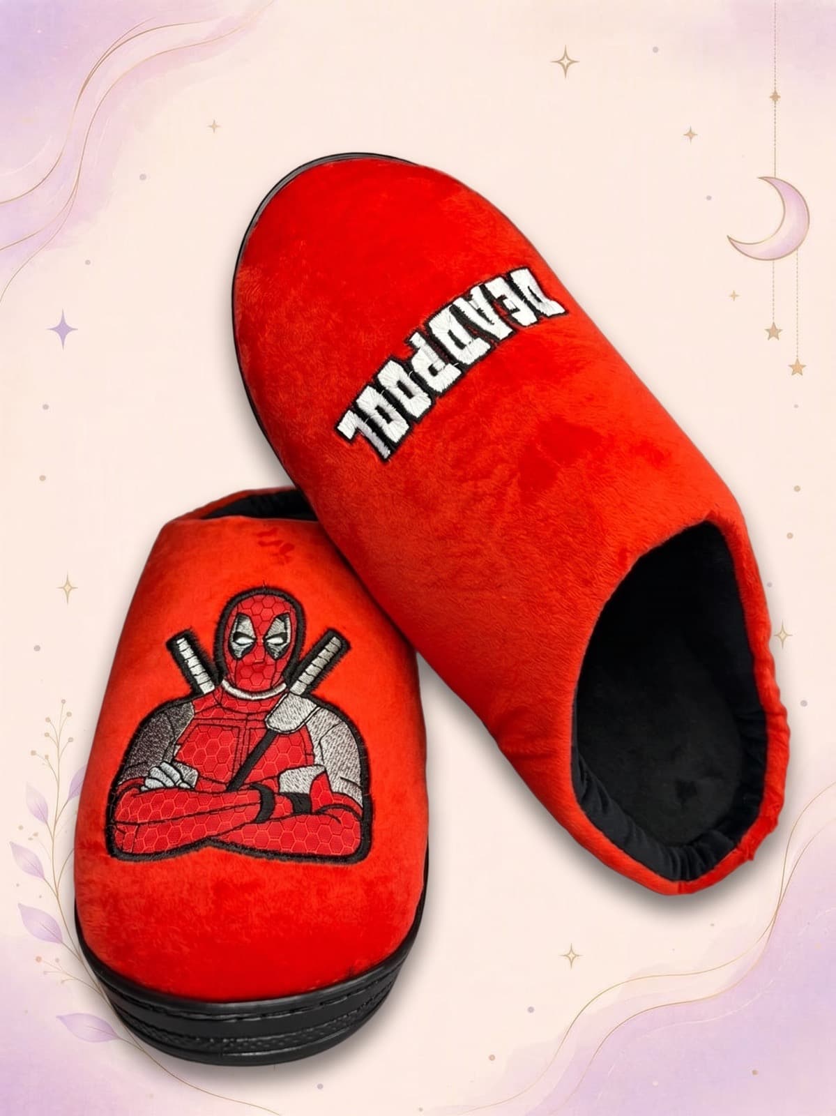 Pantufla Nacional Deadpool Rojo