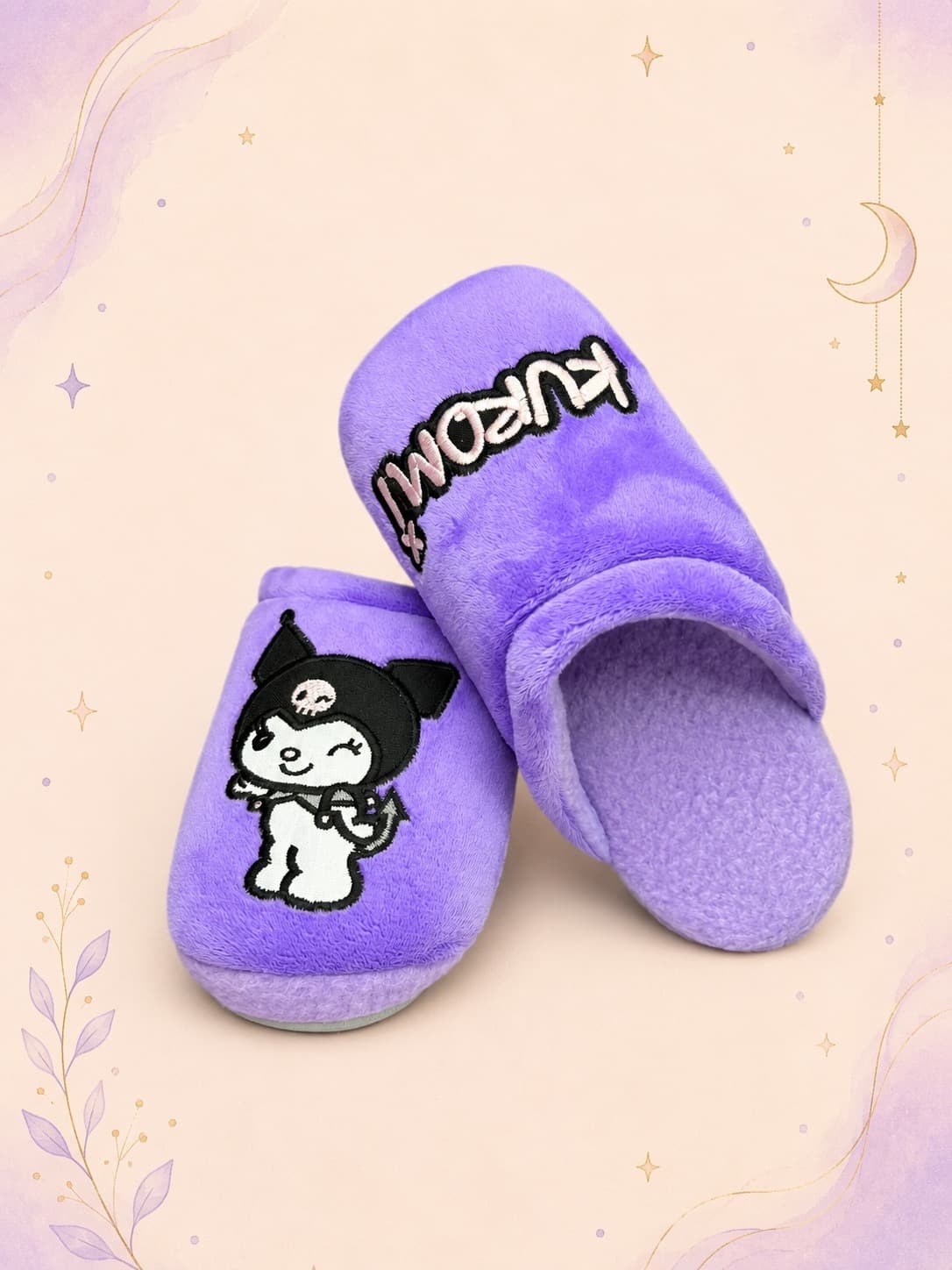 Pantufla Nacional Suela Blanda kuromi