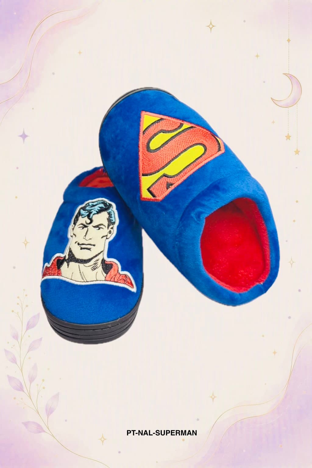 Pantufla Supermán suela caucho