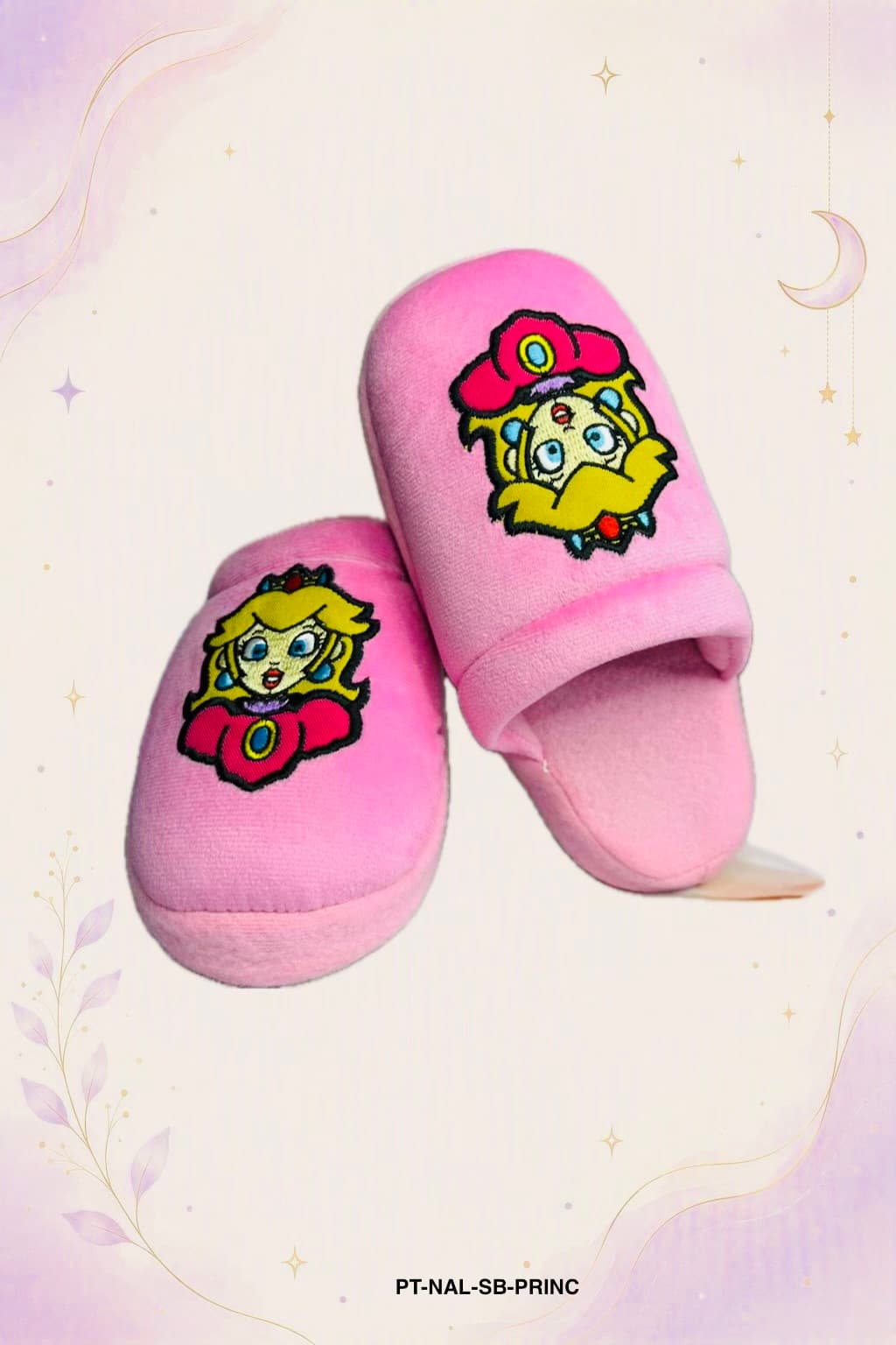 Pantuflas suela blanda princesa peach